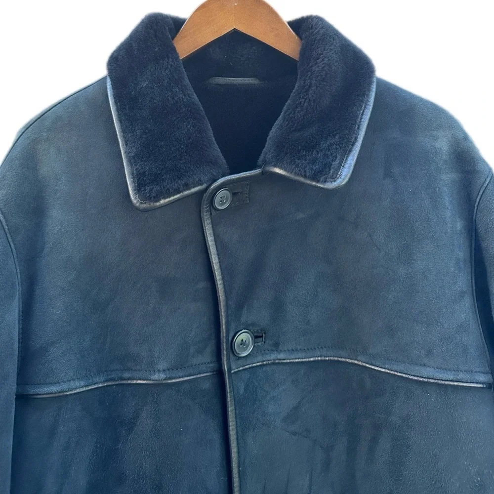 Vintage Autunno Shearlings 100% Sheepskin Coat Made in Turkey, Men’s Medium